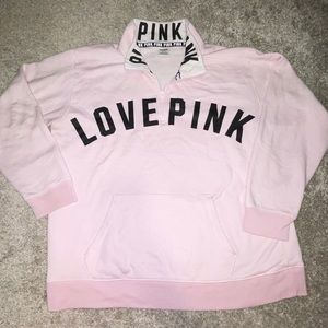 Victoria’s Secret PINK Half-zip, Size M